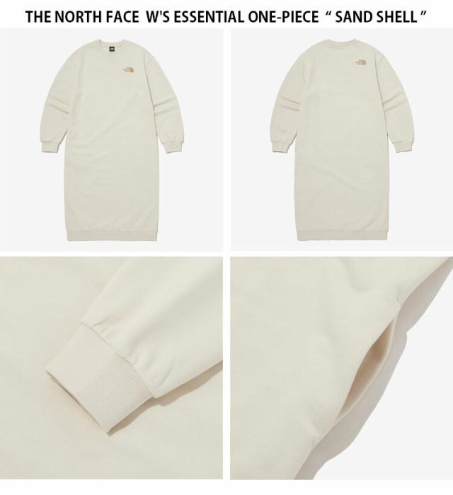 THE NORTH FACE ノースフェイス レディース ワンピース W’S ESSENTIAL ONE-PIECE スウェットワンピース 長袖 ひざ下丈 女性用 NT7ZP80A/C_4