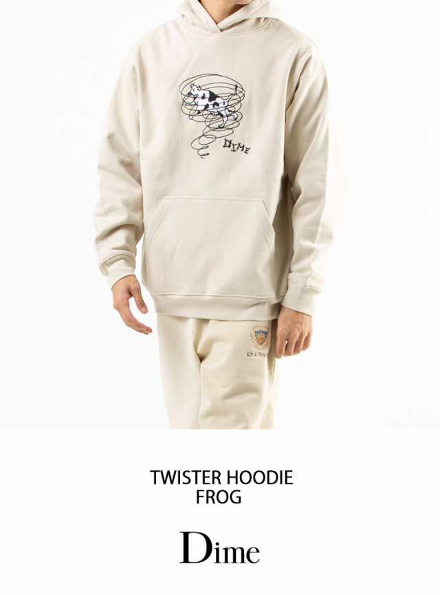 Dime ダイム パーカー TWISTER HOODIE FROG トゥイスターフーディー タイム メンズ レディース DIMKFSW013の通販は Dime ダイム パーカー TWISTER HOODIE FROG トゥイスターフーディー タイム メンズ レディース DIMKFSW013の通販は