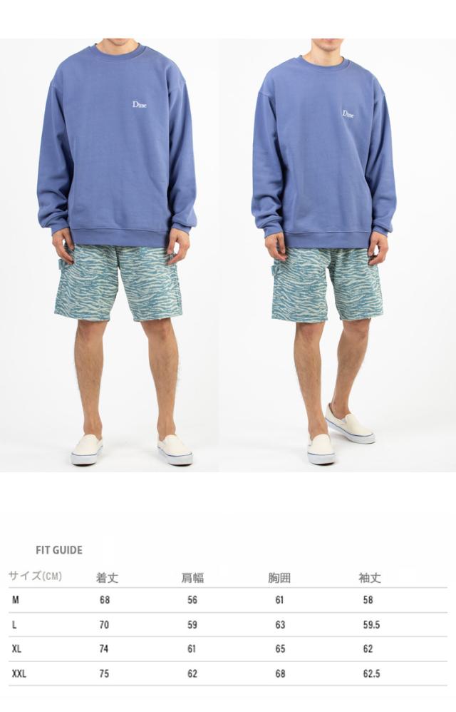Dime ダイム スウェット CLASSIC SMALL LOGO CREWNECK PURPLE クラシックスモールロゴクリューネック DIMKSSW003_3