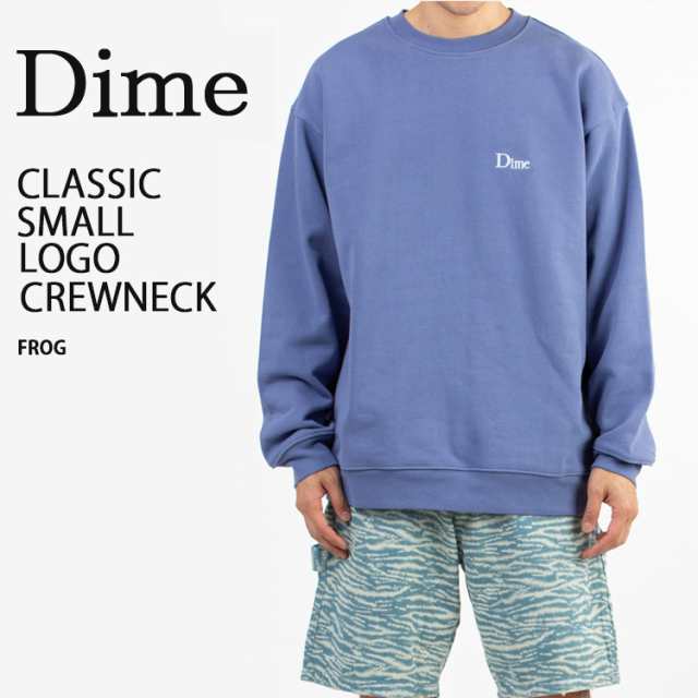 Dime ダイム スウェット CLASSIC SMALL LOGO CREWNECK PURPLE クラシックスモールロゴクリューネック DIMKSSW003