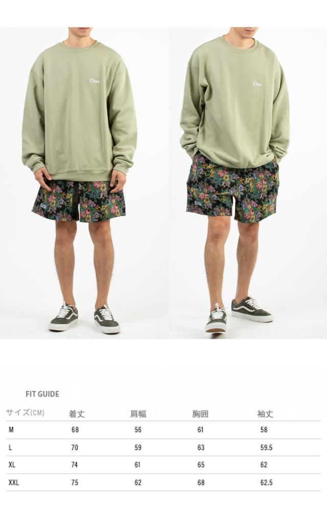 Dime ダイム スウェット CLASSIC SMALL LOGO CREWNECK GREEN クラシックスモールロゴクリューネック DIMKSSW003-GR_3
