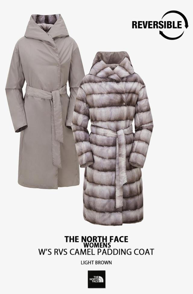 THE NORTH FACE ノースフェイス レディース ダウンコート W’S RVS CAMEL PADDING COAT ファープリント リバーシブル パディング NC3NP80A/B_4