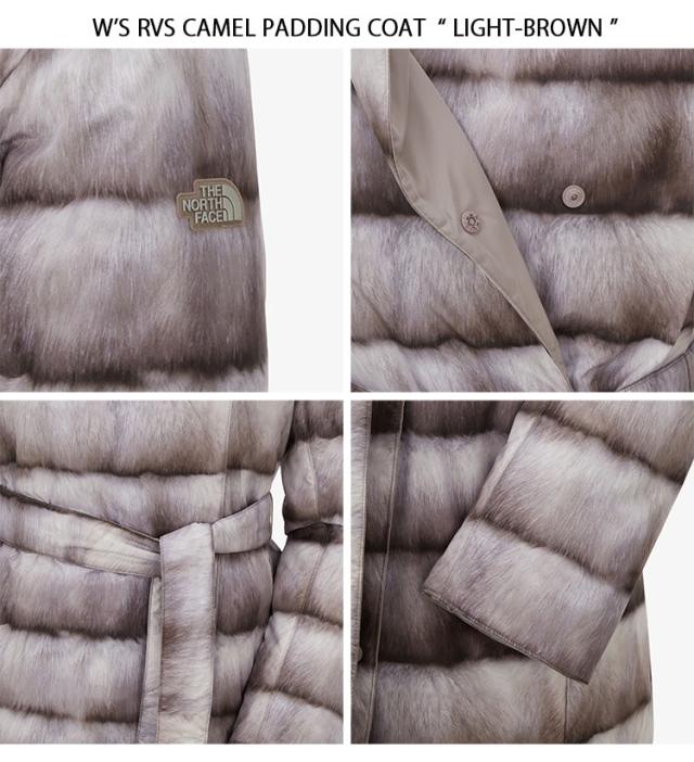 THE NORTH FACE ノースフェイス レディース ダウンコート W’S RVS CAMEL PADDING COAT ファープリント リバーシブル パディング NC3NP80A/B_5