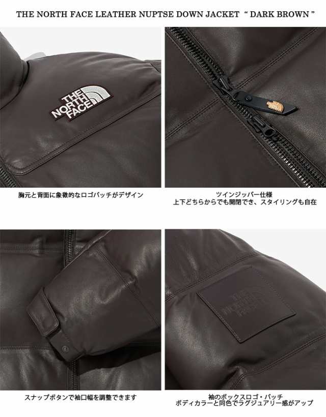 THE NORTH FACE ノースフェイス ダウンジャケット LEATHER NUPTSE DOWN JACKET レザー 本革 800フィルパワー ヌプシ  ダウン NJ1DP57J/K/Lの通販はau PAY マーケット - セレクトショップa-clo | au PAY マーケット－通販サイト