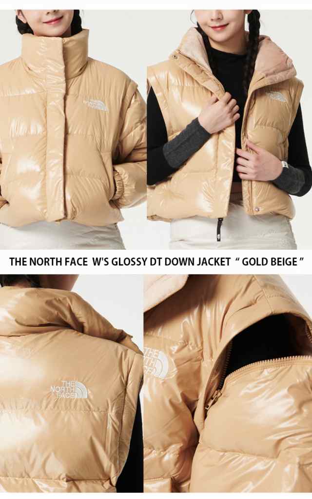 THE NORTH FACE ノースフェイス レディース ダウンジャケット W’S GLOSSY DT DOWN JACKET ウィメンズ  ダウンベスト NJ1DP86J/K/L/M