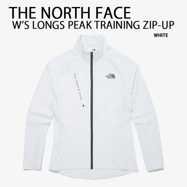 THE NORTH FACE ノースフェイス レディース トレーニングジャケット W’S LONGS PEAK TRAINING ZIP UP ジャージ 冷感素材 WHITE NJ5JM33K