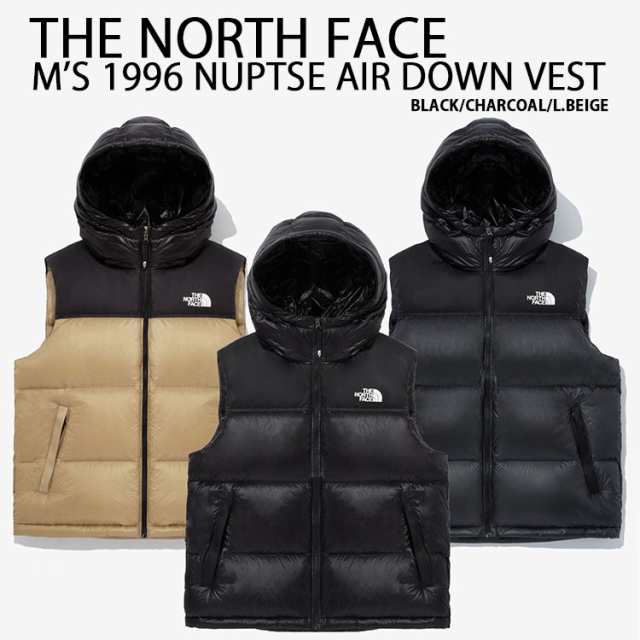 THE NORTH FACE ノースフェイス ダウンベスト M’S 1996 NUPTSE AIR DOWN VEST ヌプシ ベスト BLACK BEIGE CHARCOAL NV1DQ50A/B/C