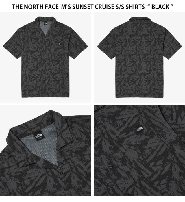 THE NORTH FACE ノースフェイス カジュアルシャツ M’S SUNSET CRUISE S/S SHIRTS ナイロンシャツ 半袖 メンズ レディース NH8SQ14A/B/C_4