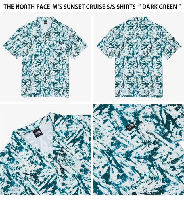 THE NORTH FACE ノースフェイス カジュアルシャツ M’S SUNSET CRUISE S/S SHIRTS ナイロンシャツ 半袖 メンズ レディース NH8SQ14A/B/C_6