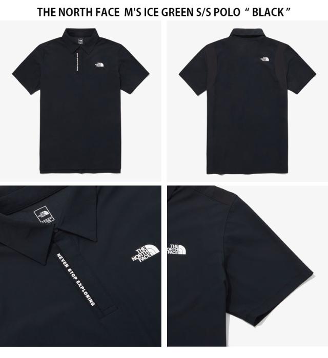 THE NORTH FACE ノースフェイス ポロシャツ M'S ICE GREEN S/S