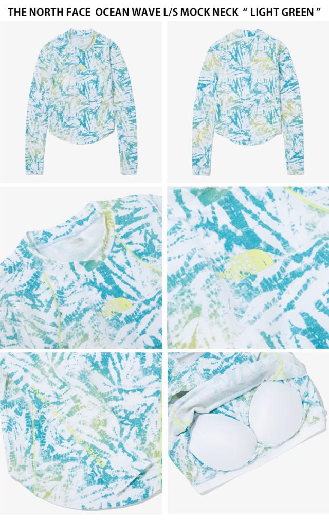THE NORTH FACE ノースフェイス ラッシュガード OCEAN WAVE L/S MOCK