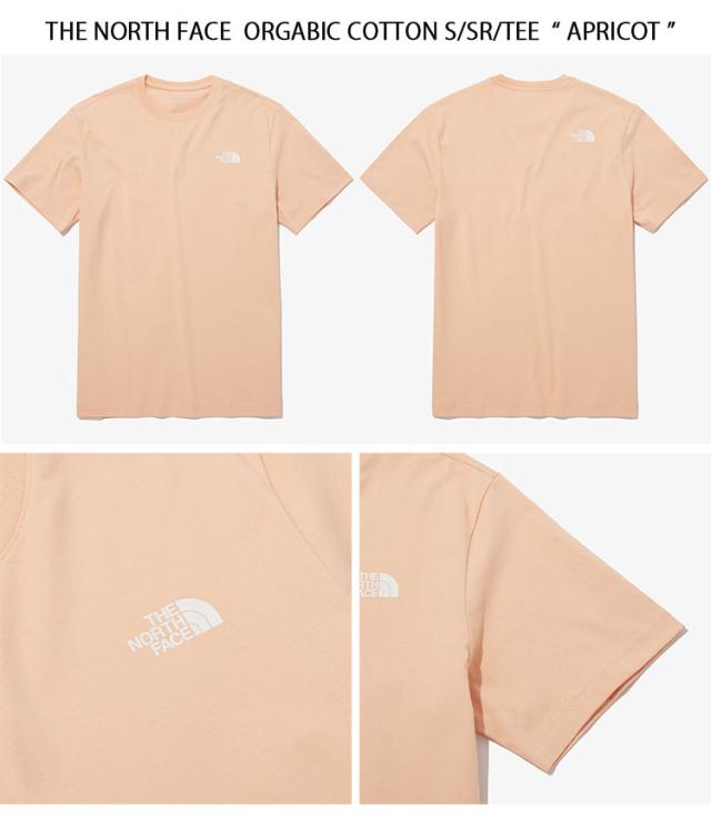 THE NORTH FACE ノースフェイス Tシャツ ORGANIC COTTON S/SR/TEE コットンTシャツ 半袖 IVORY PINK SKYBLUE オーガニックコットン NT7UP21