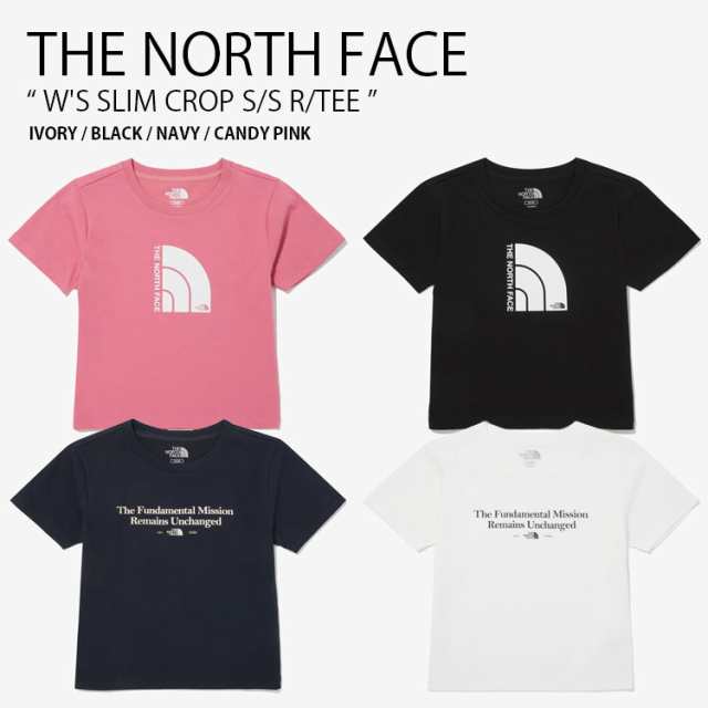 THE NORTH FACE ノースフェイス レディース Tシャツ W’S SLIM CROP S/S R/TEE ウィメンズ ティーシャツ 半袖 女性用 NT7UQ30J/K/L/M