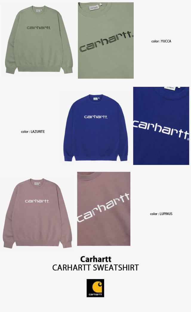 CARHARTT カーハート スウェット CARHARTT SWEATSHIRT YUCCA LAZURITE LUPINUS カーハートスウェットシャツ スウェットトレーナ ユッカ ラズライト ルピナス CA23SSSWCR_1