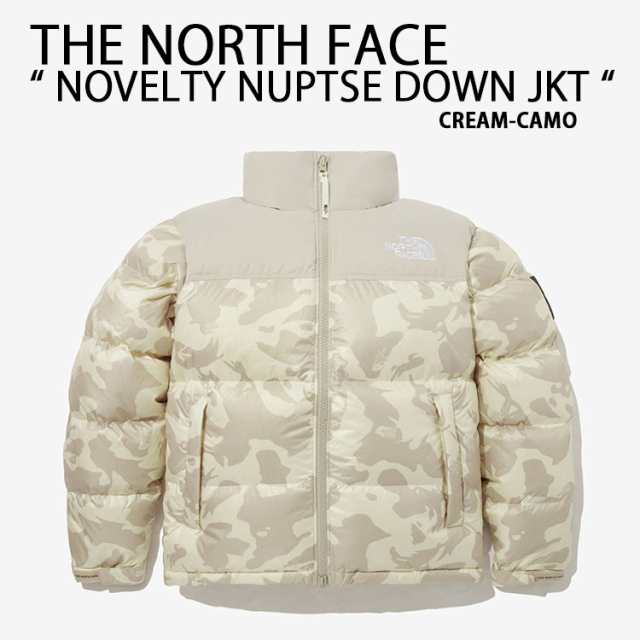 THE NORTH FACE ノースフェイス ダウンジャケット NOVELTY NUPTSE DOWN JACKET P CREAM CAMO クリーム カモフラ 迷彩