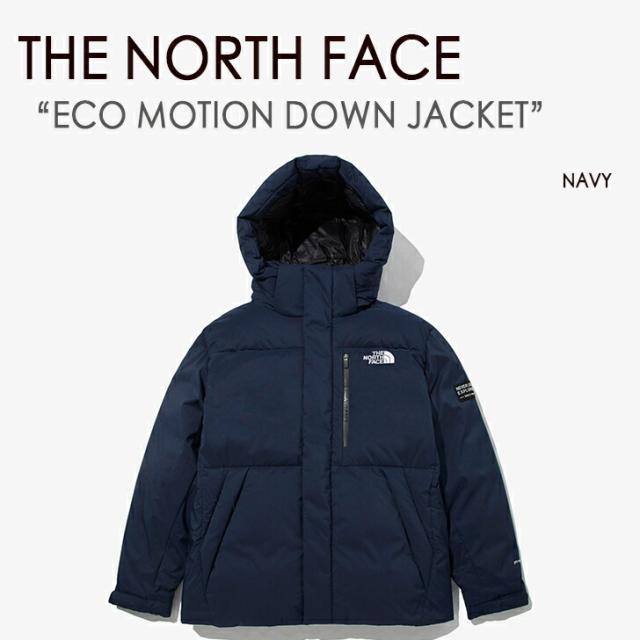 THE NORTH FACE ノースフェイス ダウンジャケット ECO MOTION DOWN JACKET ダウン フード付き ネイビー メンズ レディース NJ1DM53K