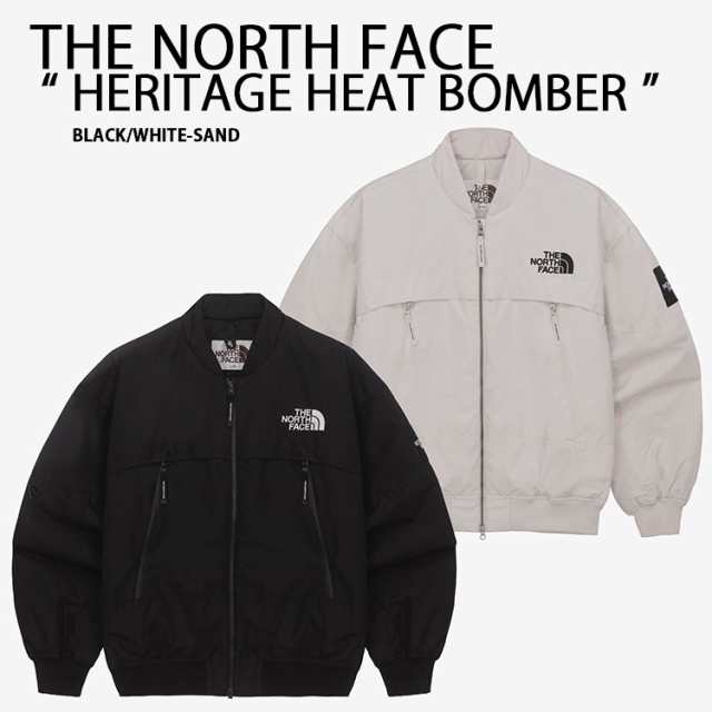 THE NORTH FACE ノースフェイス ボンバージャケット HERITAGE ECO HEAT BOMBER ヘリテージ ボンバー ジャケット BLACK WHITE SAND NJ3NQ5