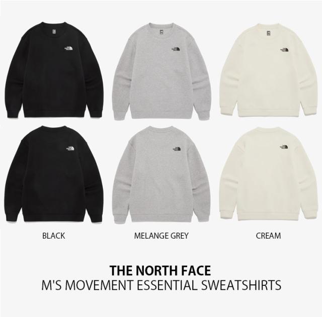 THE NORTH FACE ノースフェイス スウェット M’S MOVEMENT ESSENTIAL SWEATSHIRTS スウェットシャツ メンズ レディース NM5MQ53A/B/C_1