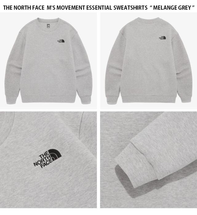 THE NORTH FACE ノースフェイス スウェット M’S MOVEMENT ESSENTIAL SWEATSHIRTS スウェットシャツ メンズ レディース NM5MQ53A/B/C_4
