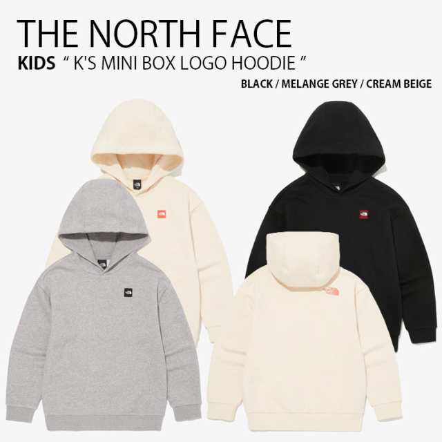 THE NORTH FACE ノースフェイス キッズ パーカー K’S MINI BOX LOGO HOODIE ロゴ フーディ 長袖 プルオーバー 子供用 NM5PQ57S/T/U