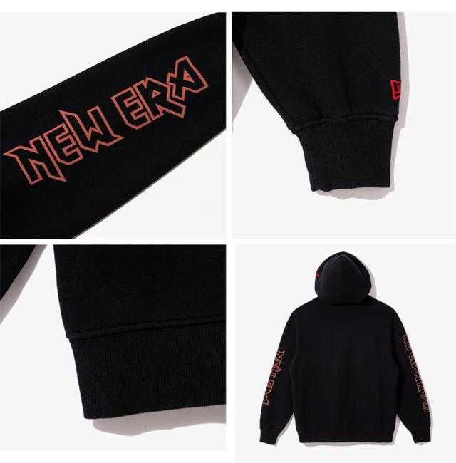 NEWERA ニューエラ パーカー PULLOVER HOODIE IRON MAIDEN Killers アイアンメイデン キラーズ BLACK GRAY ビンテージ フ ーディー_3