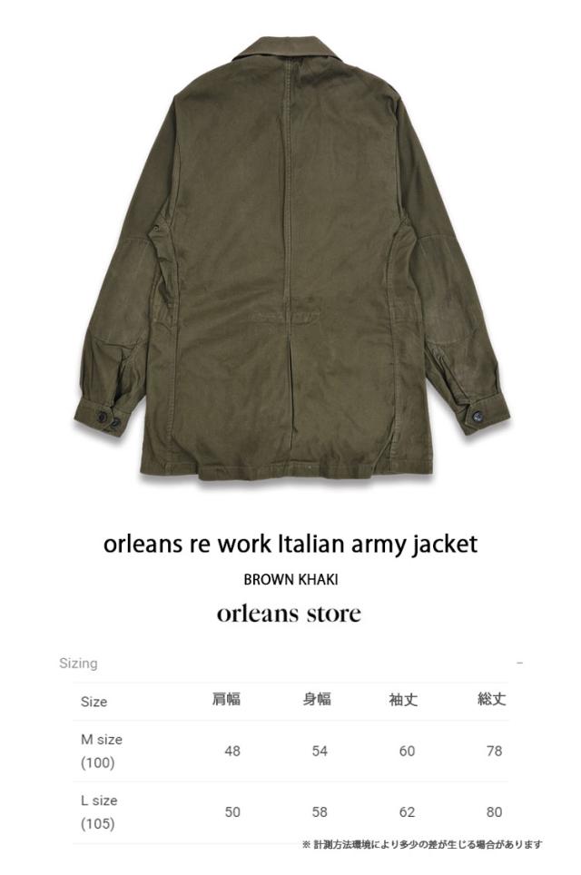 orleans ミリタリージャケット re work Italian army jacket ミリタリーコート アーミージャケット アーミーコート イタリア軍 リメイク_4