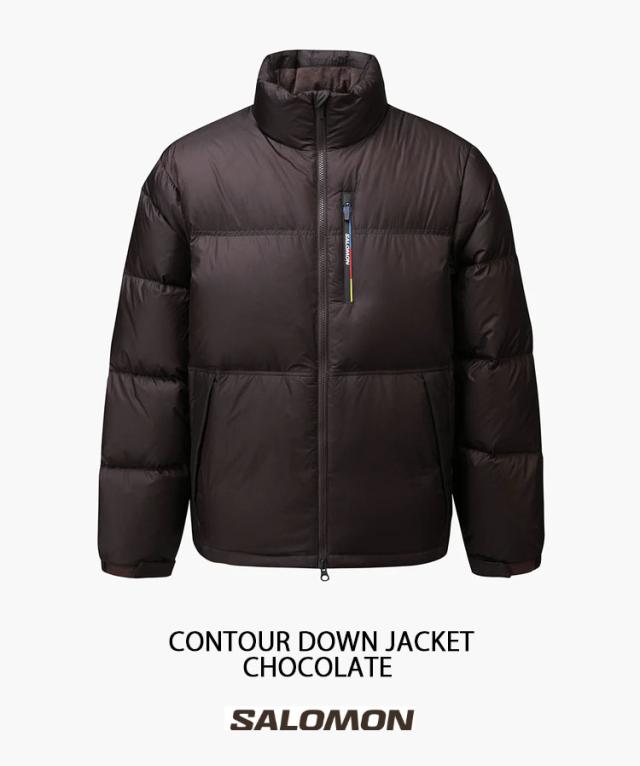 SALOMON サロモン ダウンジャケット CONTOUR DOWN JACKET レースフラッグ コントゥール ダウン BLACK CHOCOLATE KHAKI GRAY BLUE_5