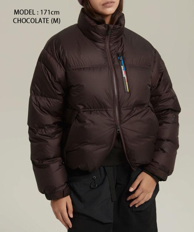 SALOMON サロモン ダウンジャケット CONTOUR CROP DOWN JACKET W