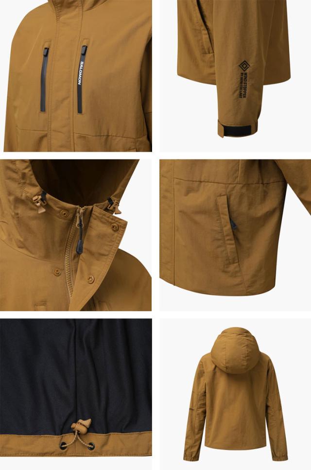 SALOMON サロモン ウィンドブレーカー SLATE GTX WINDSTOPPER JACKET W スレート ゴアテックス ウィンドストッパー ジャケット SALOMON サロモン ウィンドブレーカー SLATE GTX WINDSTOPPER JACKET W
