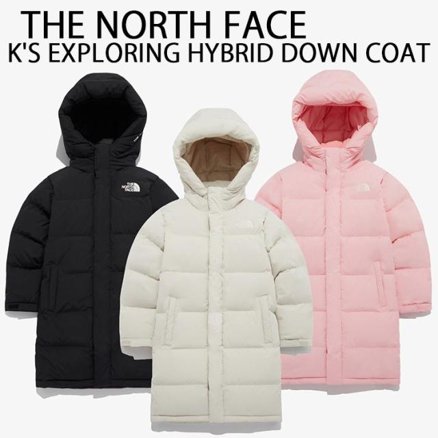 THE NORTH FACE ノースフェイス キッズ ダウンジャケット K’S EXPLORING HYBRID DOWN COAT ダウンコート フード一体型 NJ1DQ63