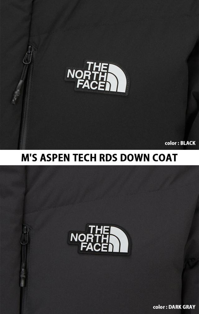 THE NORTH FACE 北の方人間の顔 落ち込む厚地の外套 M’S ASPEN TECH RDS DOWN COAT ロング落ち込む 涼み台厚地の外套 BLACK GRAYDRYVENT NC1DQ70
