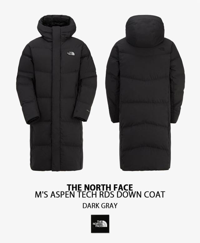 THE NORTH FACE 北の方人間の顔 落ち込む厚地の外套 M’S ASPEN TECH RDS DOWN COAT ロング落ち込む 涼み台厚地の外套 BLACK GRAYDRYVENT NC1DQ70