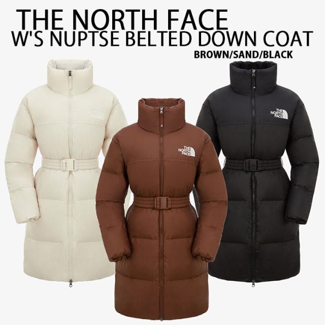 THE NORTH FACE ノースフェイス レディース ダウンジャケット W’S NUPTSE BELTED DOWN COAT ダウンコート ヌプシダウン ミドル丈 NC1DQ85