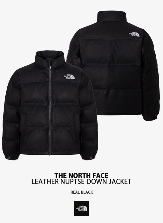 THE NORTH FACE ノースフェイス ダウンジャケット LEATHER NUPTSE DOWN 