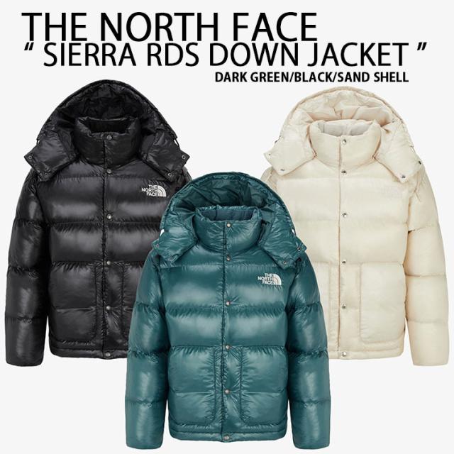 THE NORTH FACE ノースフェイス ダウンジャケット SIERRA RDS DOWN JACKET ダウンパーカー シエラダウン GREEN BLACK WHITE 光沢 NJ1DQ67の通販は