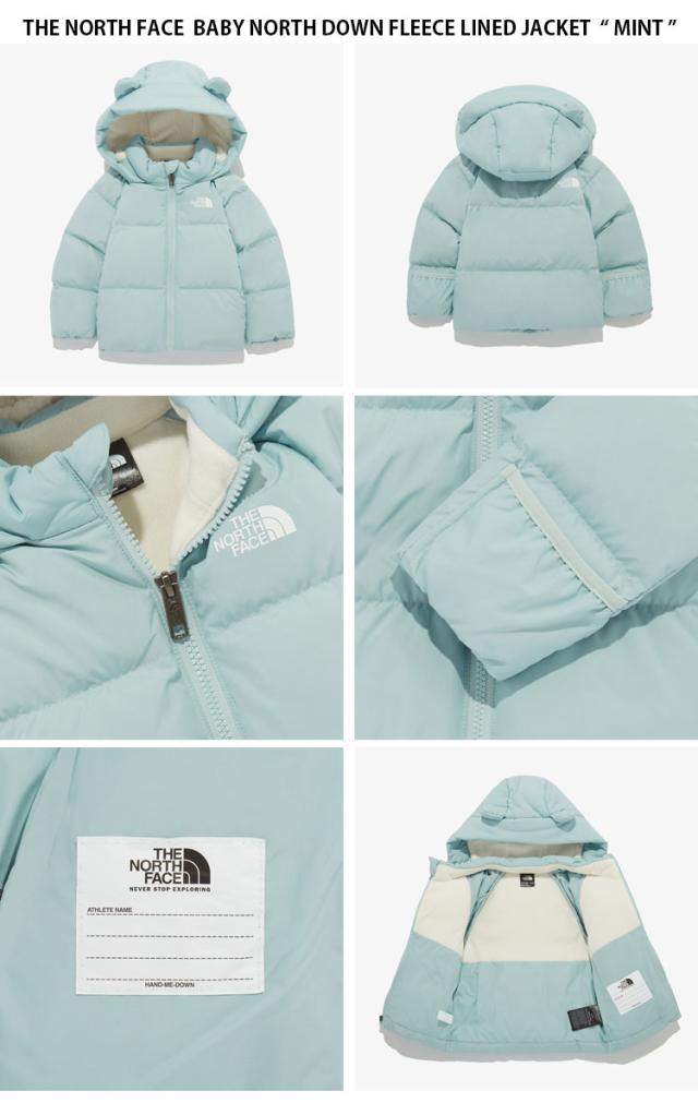 お値下げ中】THE NORTH FACE 90センチ キッズ ダウン 水色 楽天市場