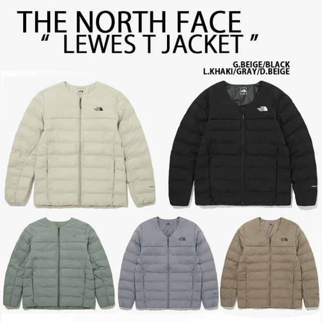 THE NORTH FACE ノースフェイス キルティングジャケット LEWES T JACKET ノーカラー パディング ロゴ カジュアル NJ3NQ58A/B/C NJ3NP58の通販は