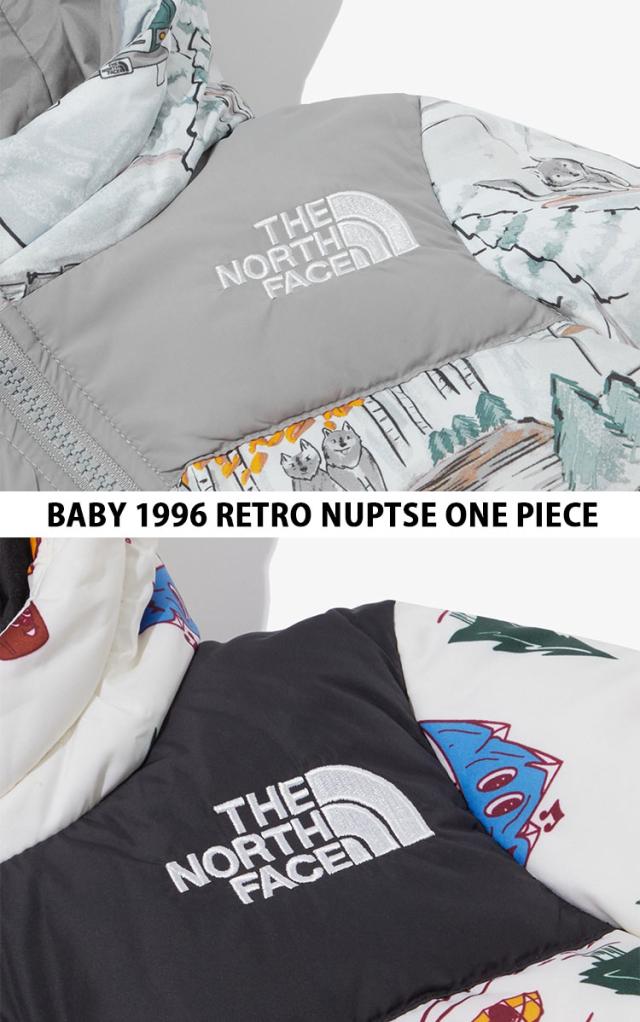 THE NORTH FACE ノースフェイス ベビー ワンピース BABY 1996 RETRO NUPTSE ONE PIECE オールインワン ベビー用 赤ちゃん用 NQ1DP93S/T_1