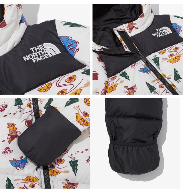 THE NORTH FACE ノースフェイス ベビー ワンピース BABY 1996 RETRO NUPTSE ONE PIECE オールインワン ベビー用 赤ちゃん用 NQ1DP93S/T_5