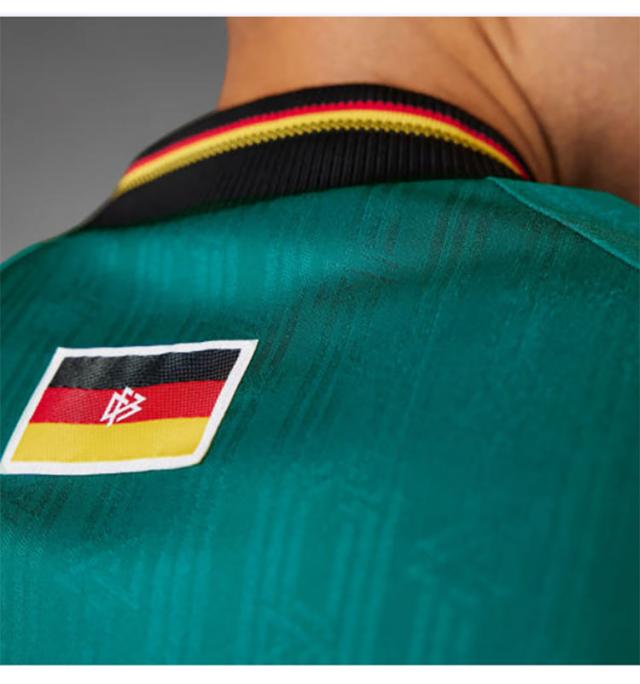 adidas originals アディダス半袖ジャージ Tシャツ GERMANY 1996 AWAYJERJEY IT7751 GREEN ドイツ代表 アウェイチームジャージ_4