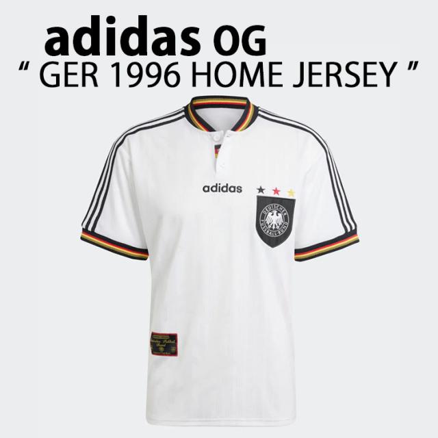 adidas originals アディダス半袖ジャージ Tシャツ GERMANY 1996  JERJEY IT7749 WHITE ドイツ代表 ホームチームジャージ サッカー