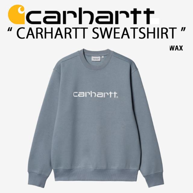 CARHARTT カーハート スウェット トレーナー CARHARTT SWEATSHIRT スウェットシャツ ロゴスウェット DOVE GRAT WAX ルーズフィット
