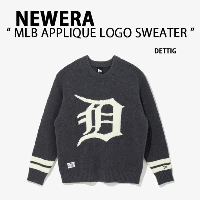 NEWERA ニューエラ セーター AP MLB APPLIQUE LOGO SW33 DETTIG タイガース GREY ニット メンズ レディース 13781166