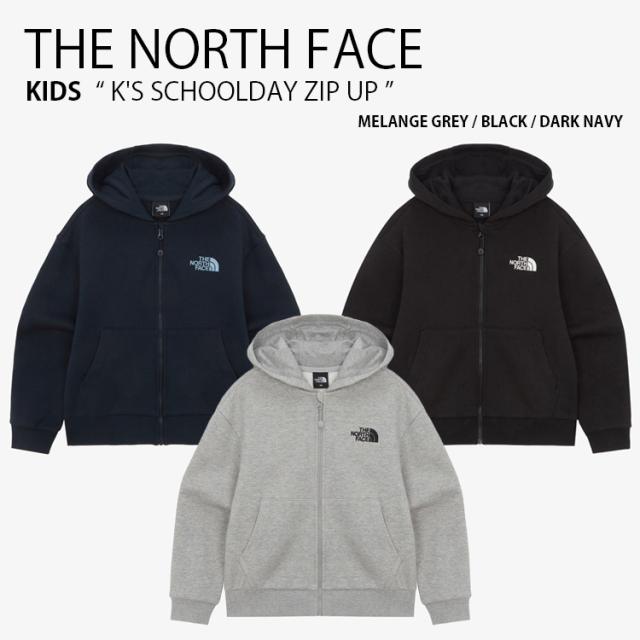 THE NORTH FACE ノースフェイス キッズ パーカー K’S SCHOOLDAY ZIP UP ジップアップ フーディ 長袖 ジャケット 子供用 NJ5JR02S/T/U