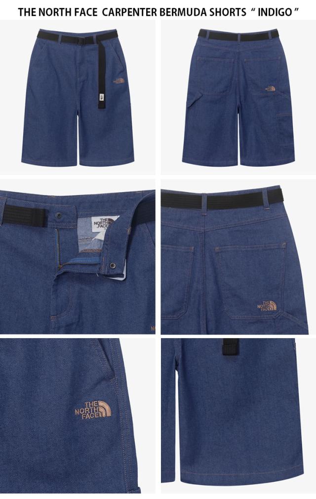 THE NORTH FACE ノースフェイス ショートパンツ CARPENTER BERMUDA SHORTS ショーツ パンツ デニムライク メンズ レディース NS6NQ50J/K_5