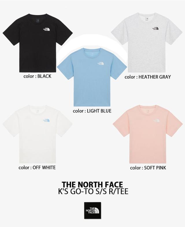 THE NORTH FACE ノースフェイス キッズ Tシャツ K’S GO-TO S/SR/TEE コットンTシャツ ベーシック ロゴ 半袖 ゆったりサイズ NT7UR02_1