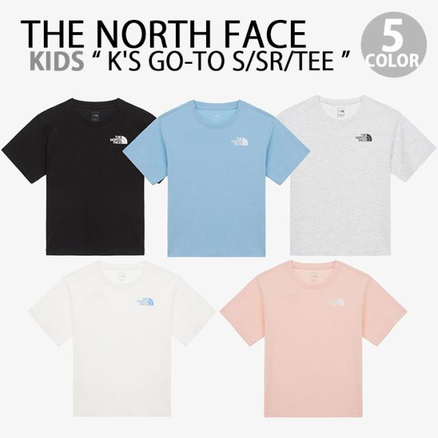 THE NORTH FACE ノースフェイス キッズ Tシャツ K’S GO-TO S/SR/TEE コットンTシャツ ベーシック ロゴ 半袖 ゆったりサイズ NT7UR02