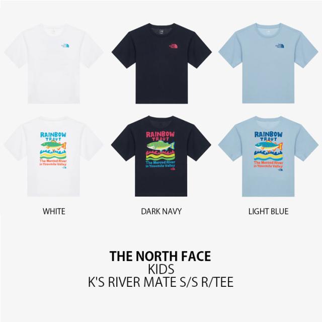 THE NORTH FACE ノースフェイス キッズ Tシャツ K’S RIVER MATE S/S R/TEE ティーシャツ 半袖 カットソー 子供用 NT7UR06S/T/U_1
