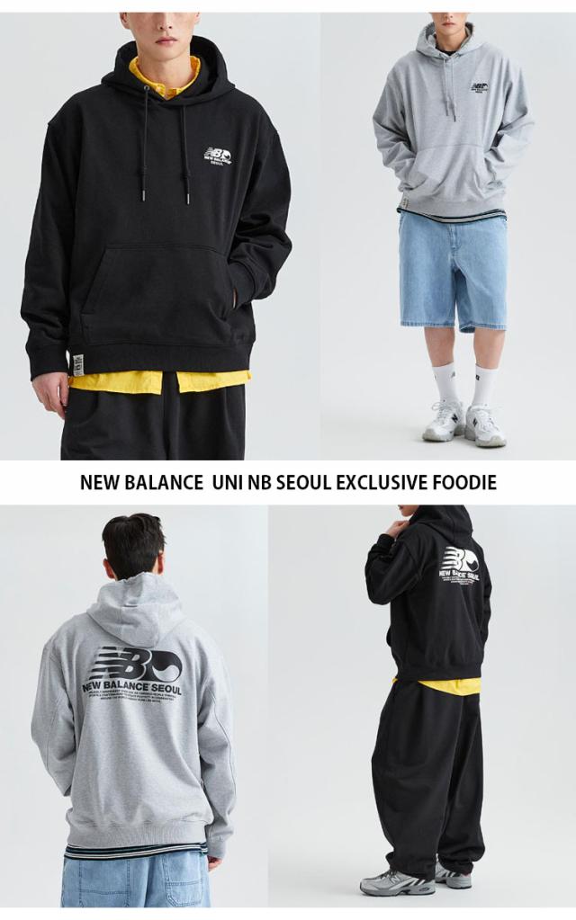 New Balance フード付きウィンドブレーカー L 蛍光イエロー New