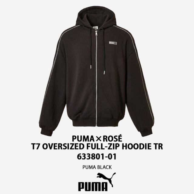 PUMA ロゼ×プーマ パーカー ROSE T7 OVERSIZED FULL-ZIP HOODIE TR